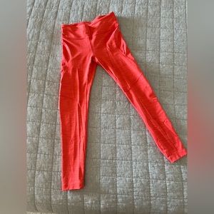 Coral colored leggings